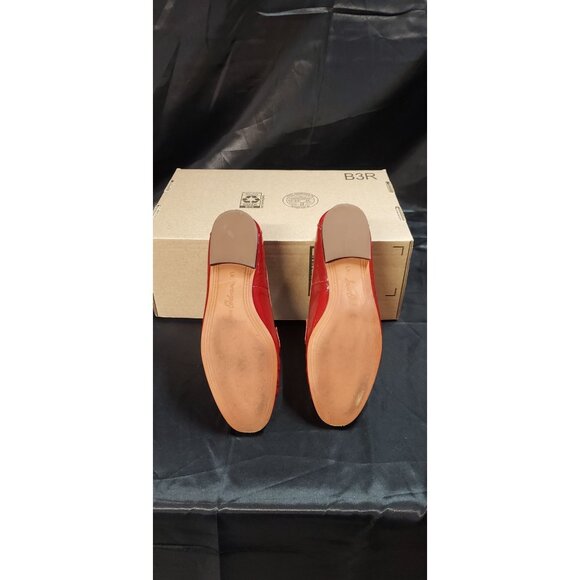 Sam Edelman Womens Lucca Bit Leather Loafer (Deep Scarlet) Size 5M - Picture 9 of 9